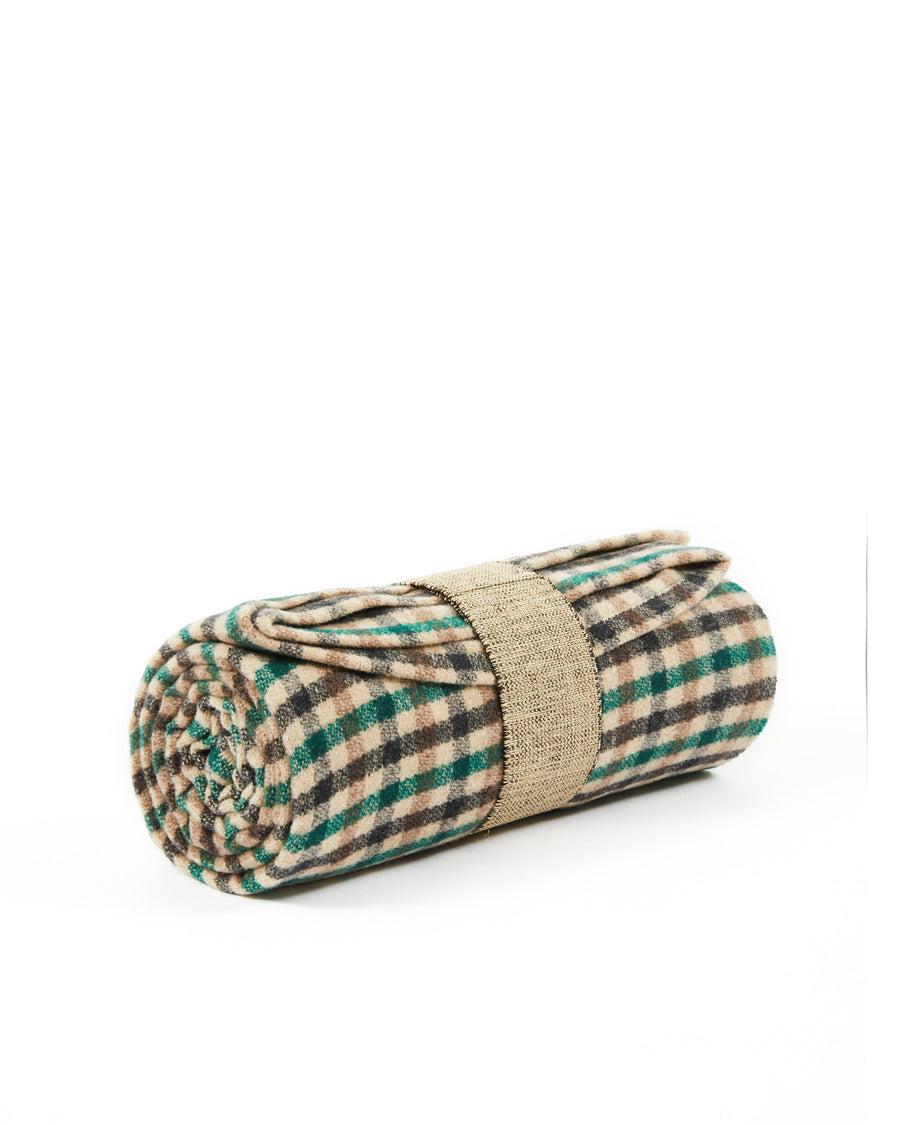 Stelvio plaid in misto lana - 130x160 cm - 51"x63" in / Verde (4772024027467)