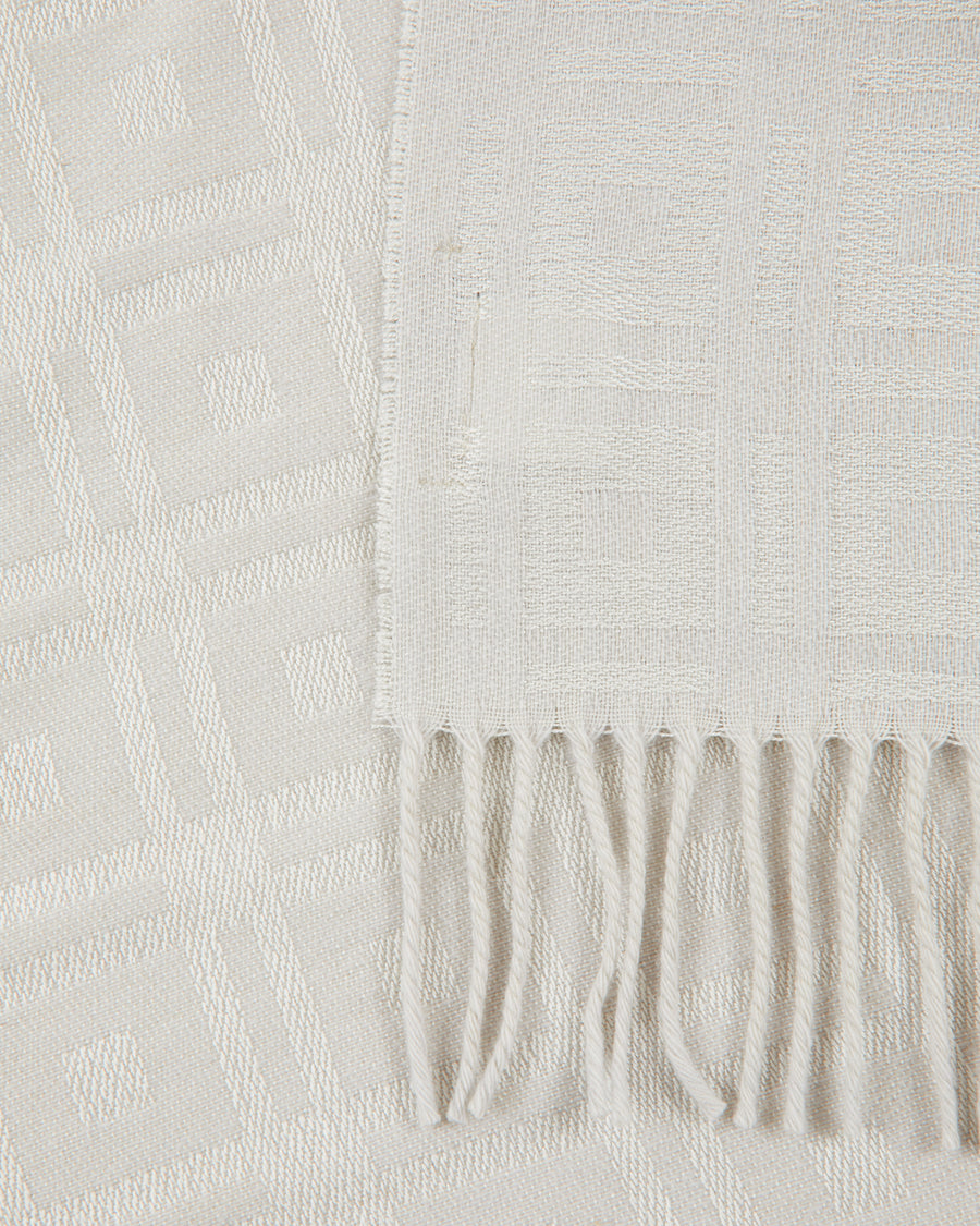 Savannah sciarpa in seta e lana - 40x190 cm - 15"x74" in / Ghiaccio (780036-603-7275)