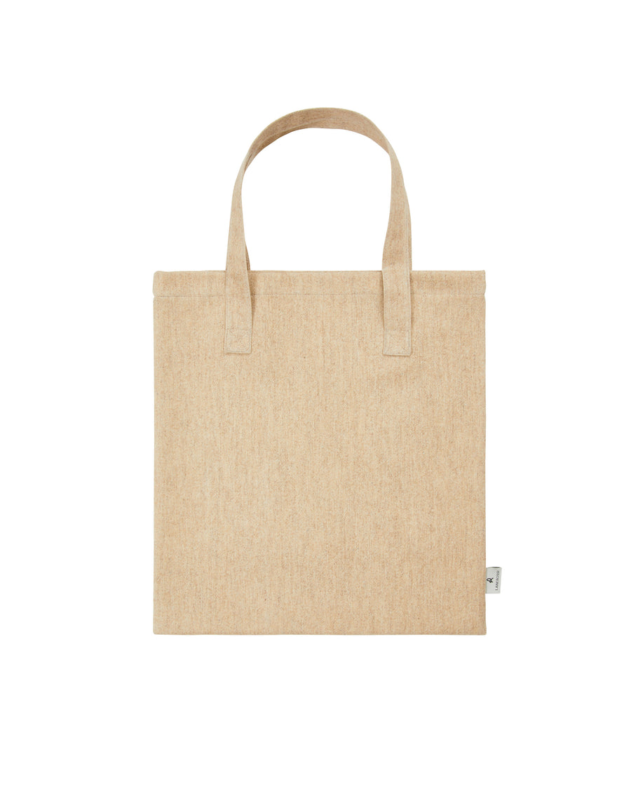 Rotz tote bag in misto lana - 43x47cm - 17"x18.5" in / Cammello (8052675920451)