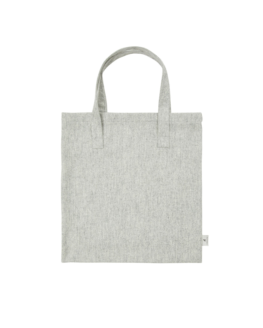 Ghel tote bag in misto lana - 43x47cm - 17"x18.5" in / Grigio (8052675920468)