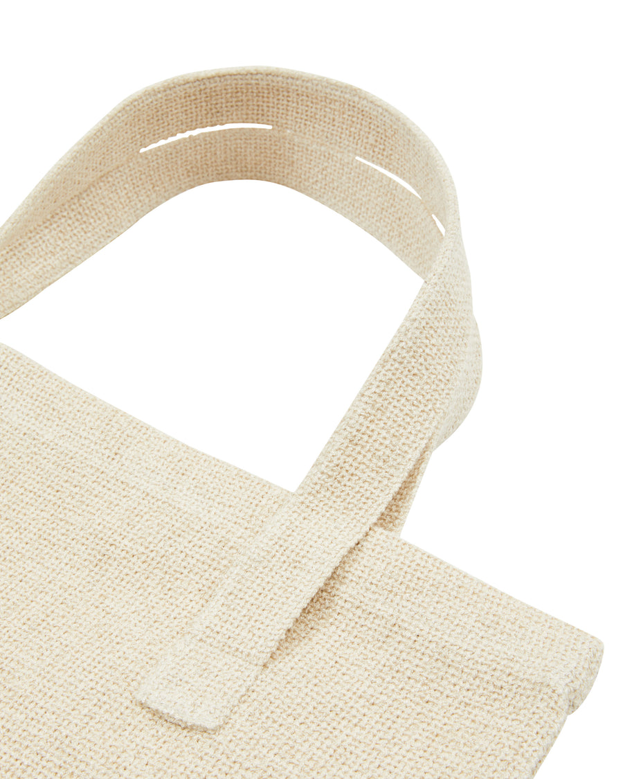 Robaan tote bag in misto cotone - 43x47cm - 17"x18.5" in / Naturale (8052675920482)